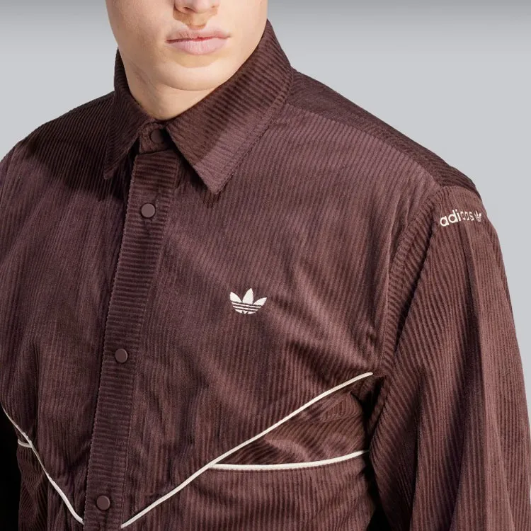 Adidas Originals Shirts Men Dark Gray Brown-4