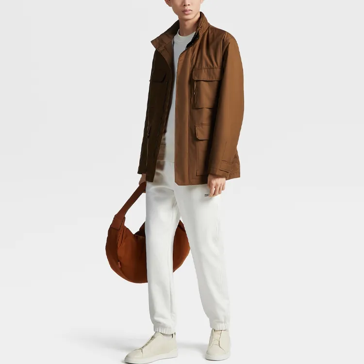 Ermenegildo Zegna Jackets Men Brown-3