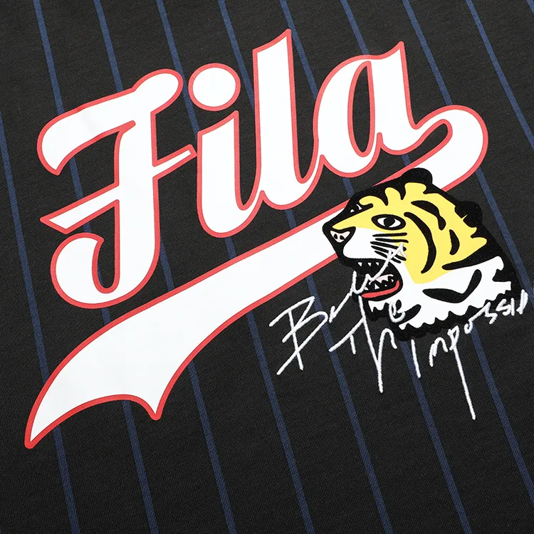 FILA FUSION BASEBALL Series T Shirt Men's Pitch Black-2