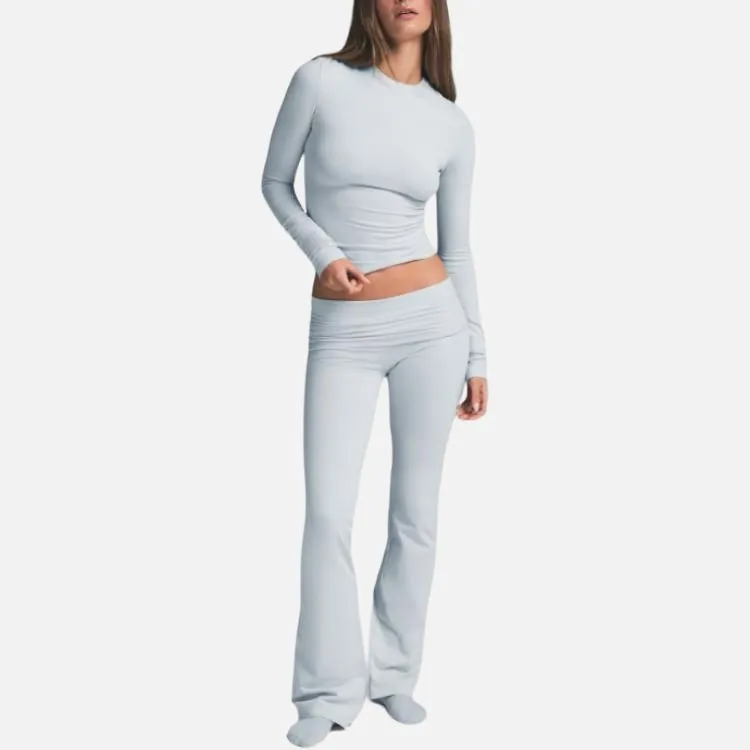 Skims T Shirts Women's Zen Blue-3