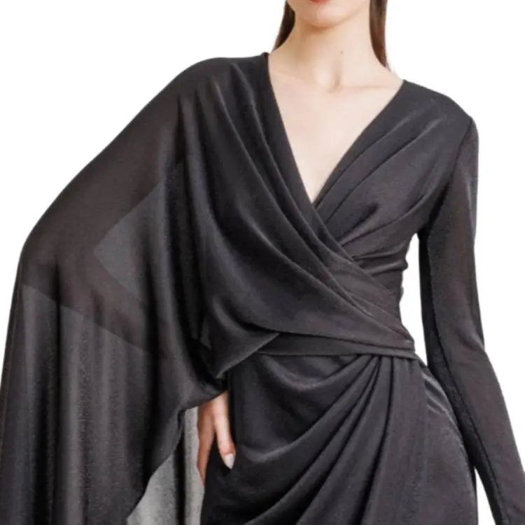 Gemy Maalouf Long-Sleeved Dresses Women's Black-4
