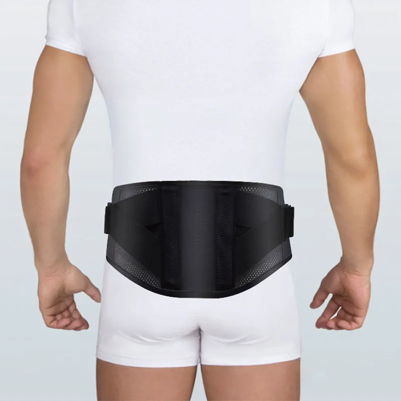SCONCEPT Back Support Braces Breathable Protective Rehabilitation Self Heating Compression 1 Pack Black Unisex-2
