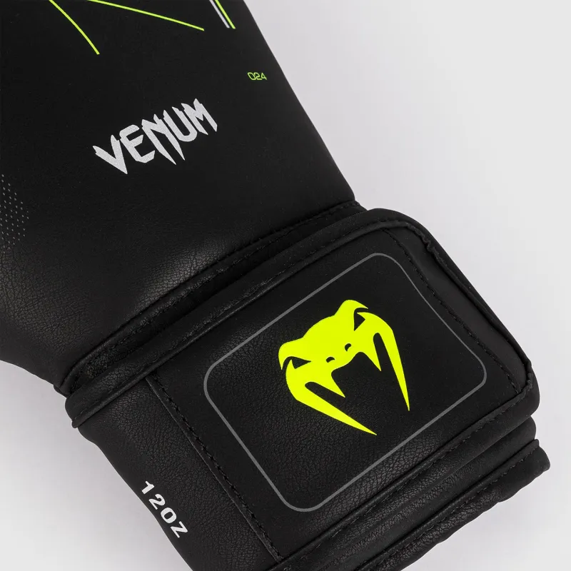 VENUM Boxing Gloves PU Training Unisex Black-4