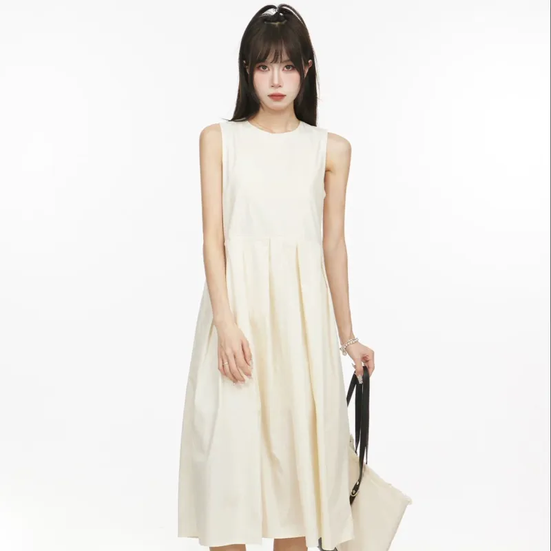 SONDR Sleeveless Dresses Women's White-2