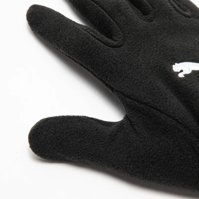 PUMA Polyester Knit Gloves Men's Black-1