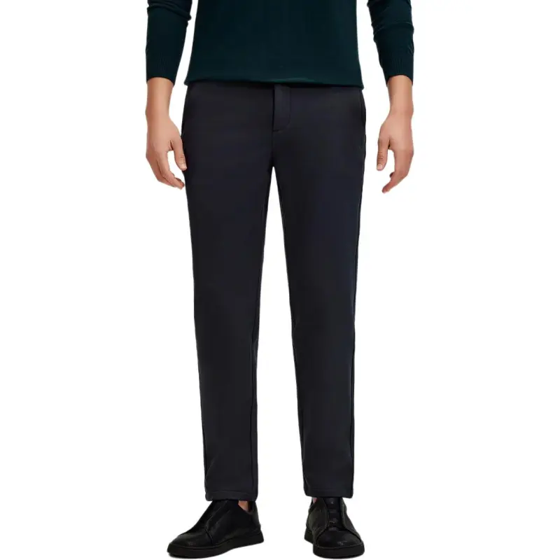 Hush Puppies Thickened Casual Pants Men's Ink Blue-2