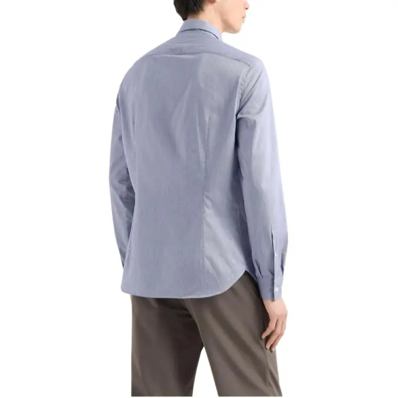 EMPORIO ARMANI SS25 Shirt Men's Marine Blue-2