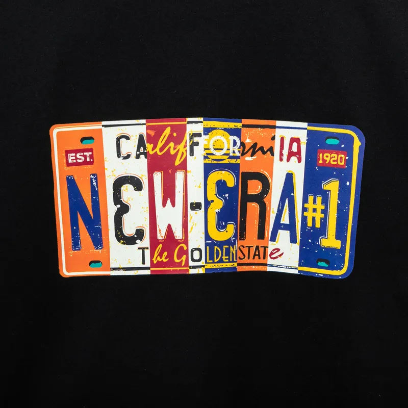 New Era SS24 License Plate Collection T Shirt Unisex Black-2