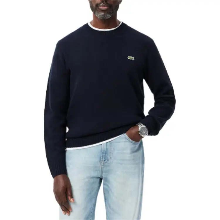 LACOSTE Cashmere Sweater Men's Midnight Blue-1