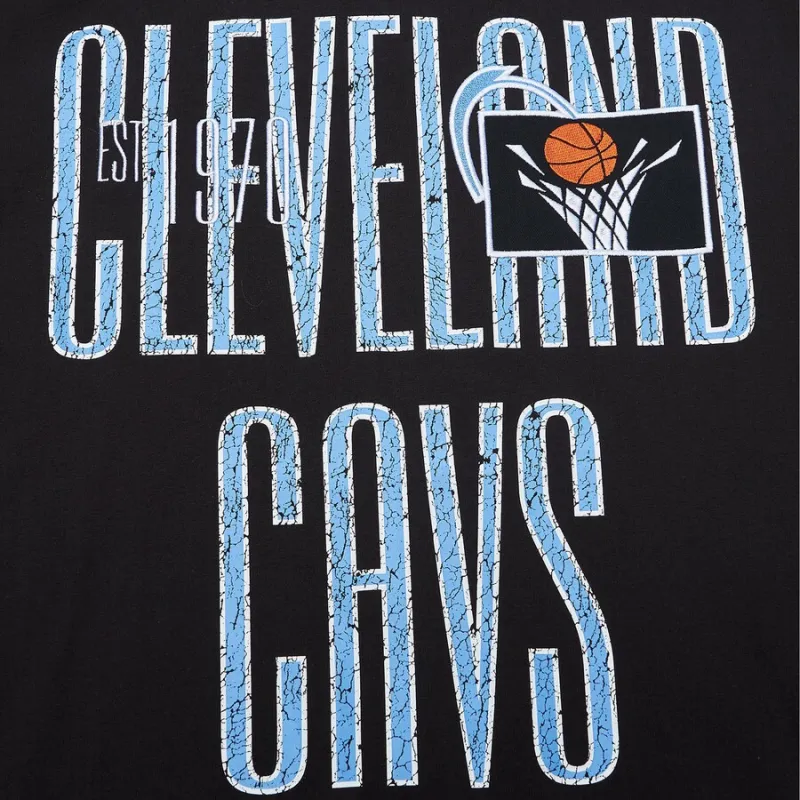 Mitchell & Ness x NBA Cleveland Cavaliers T Shirt Men's Black-3