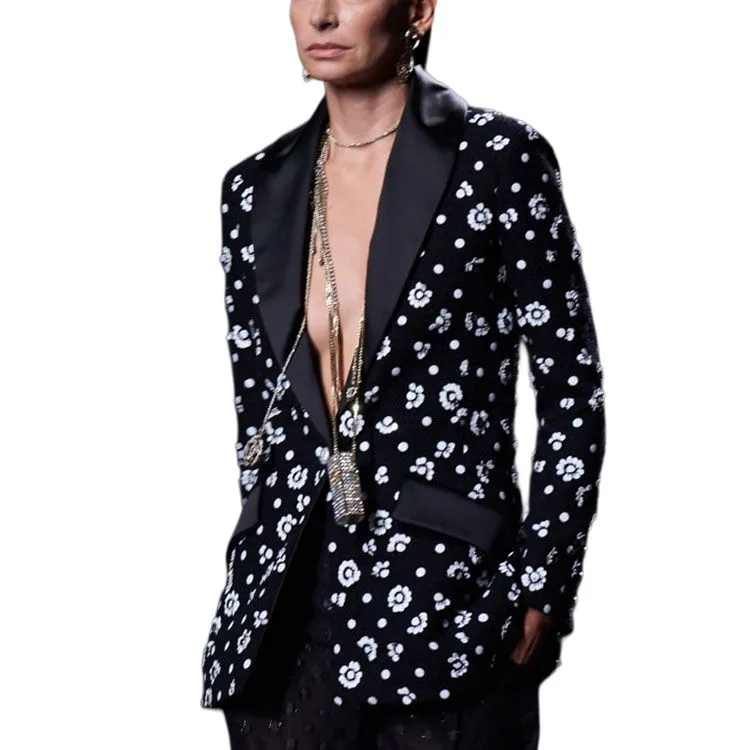 CHANEL 23 New Spring And Summer Arrivals Business Suits Coats Women's Black-2