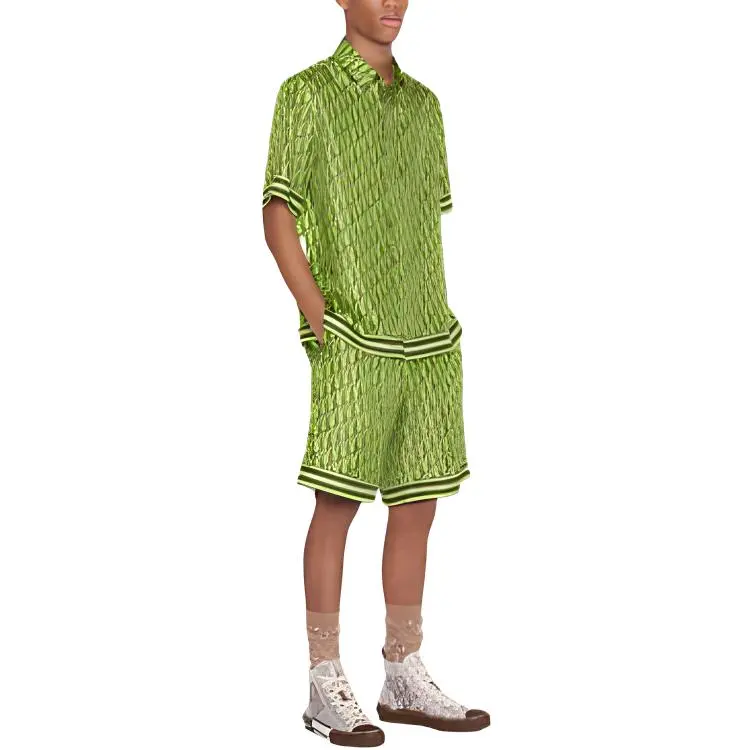 DIOR Oblique Pixel Short Sleeved Shirt-3