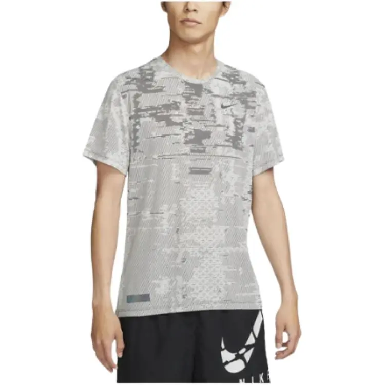 Nike T Shirts Men Gray-3