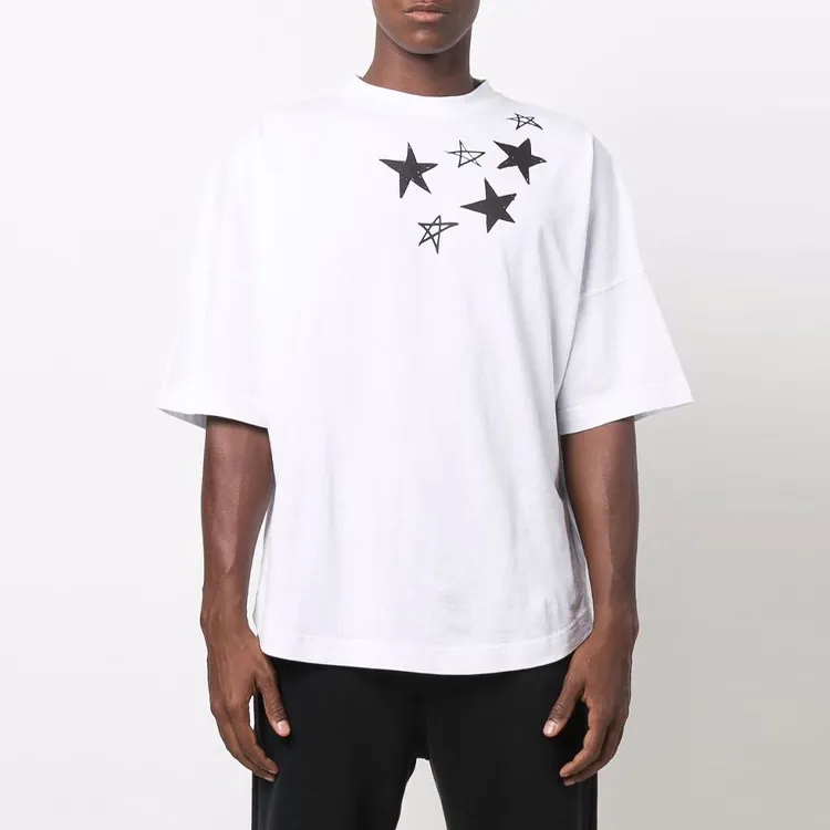 PALM ANGELS Shooting Stars Oversized T Shirt-1
