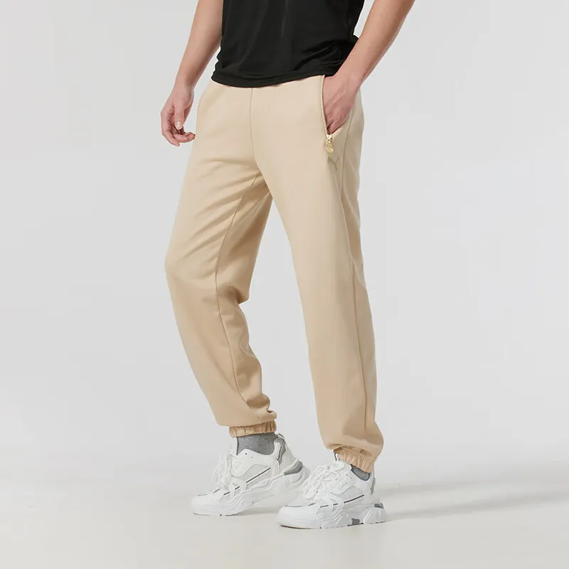 PUMA Knitted Sports Pants Men's Brown-4