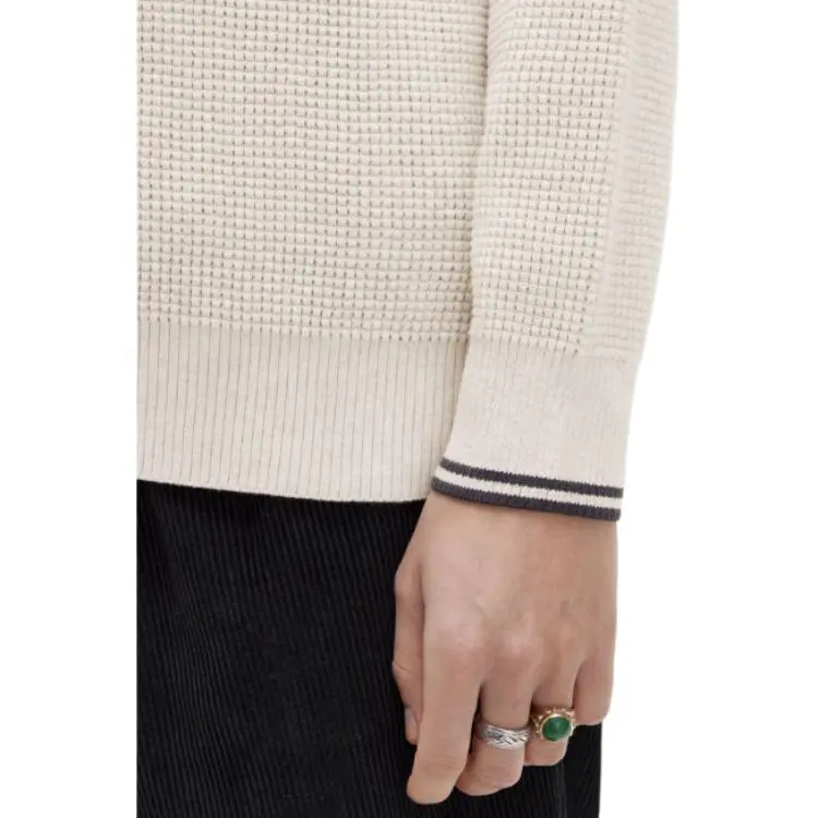 FRED PERRY Waffle-stitch Sweater-4
