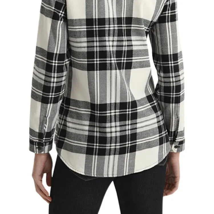WOOLRICH Shirts Women's Black/White-5