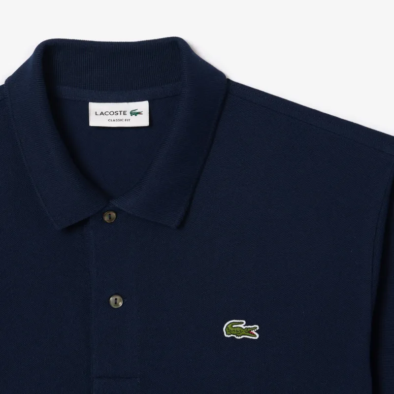 LACOSTE Logo appliqué Polo Shirt-4