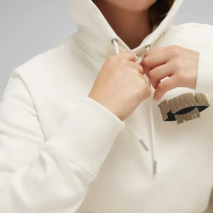 PUMA P.Team Fanbase Sweatshirt Women's Ecru-4