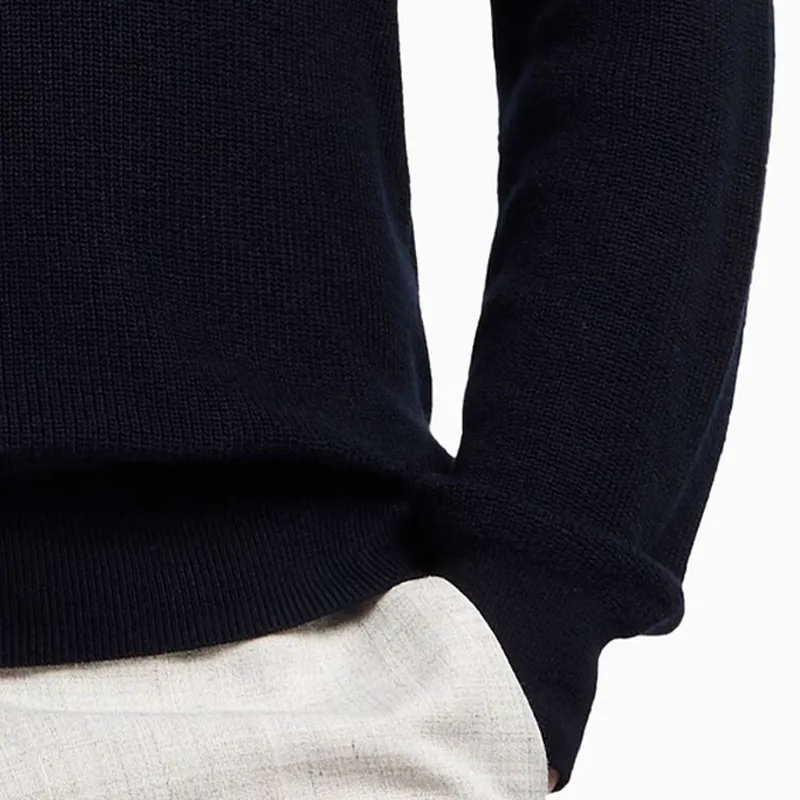 EMPORIO ARMANI Jumper In A Half Fisherman's Rib Knit-5