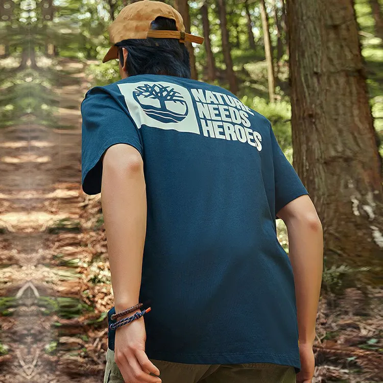 Timberland T Shirt Men's Dark Sapphire-2