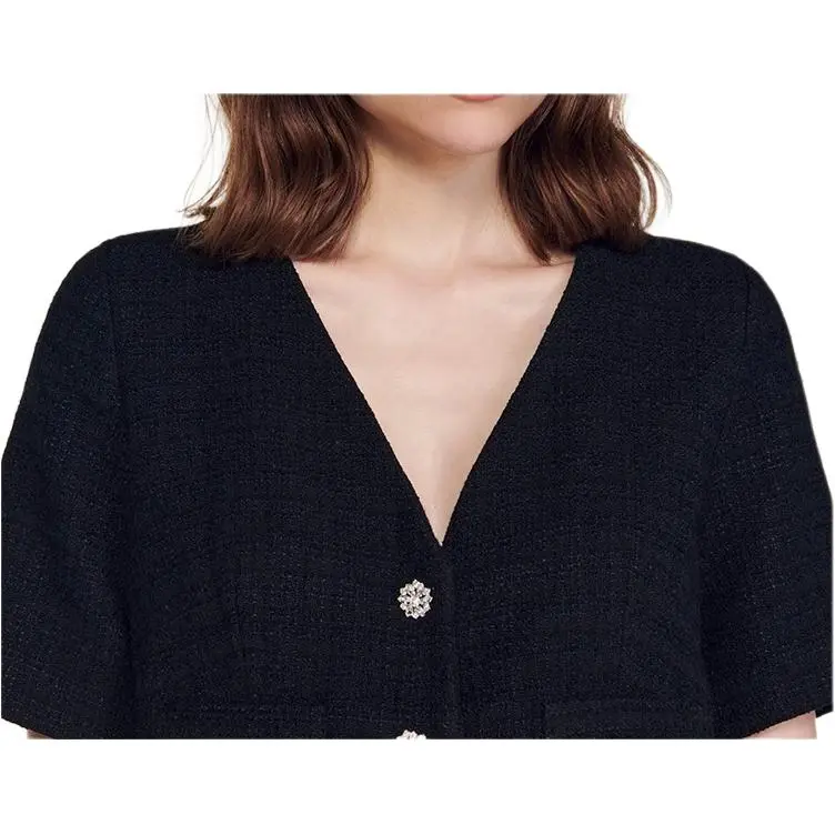 Sandro Layered Tweed Minidress-2