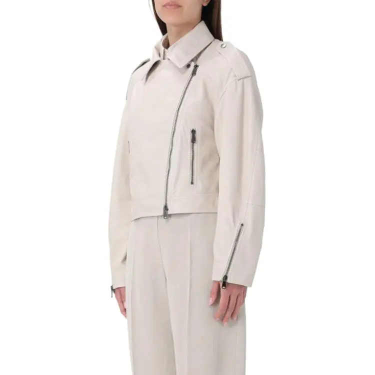 Brunello Cucinelli Cropped Asymmetric Zipped Jacket-5