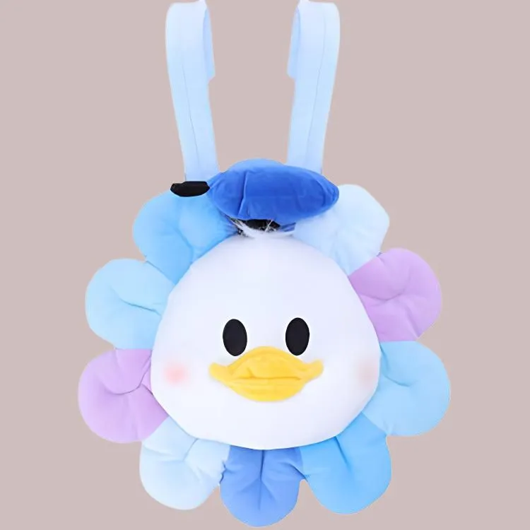Disney Sunflower Collection Polyester Backpack Medium Size Unisex Donald Duck-1