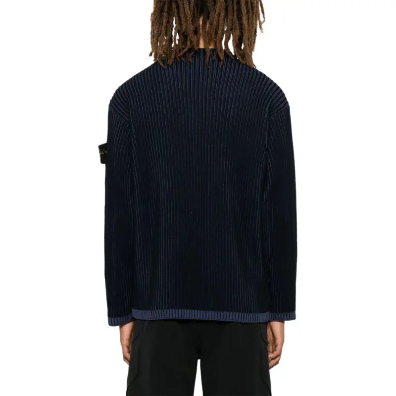 STONE ISLAND Logo Patch Crewneck Jumper-4