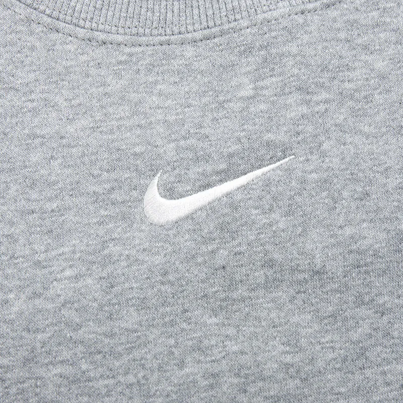 Nike W Nsw Phnk Flc 0S Crew Pullover Sweatshirt Gray-5