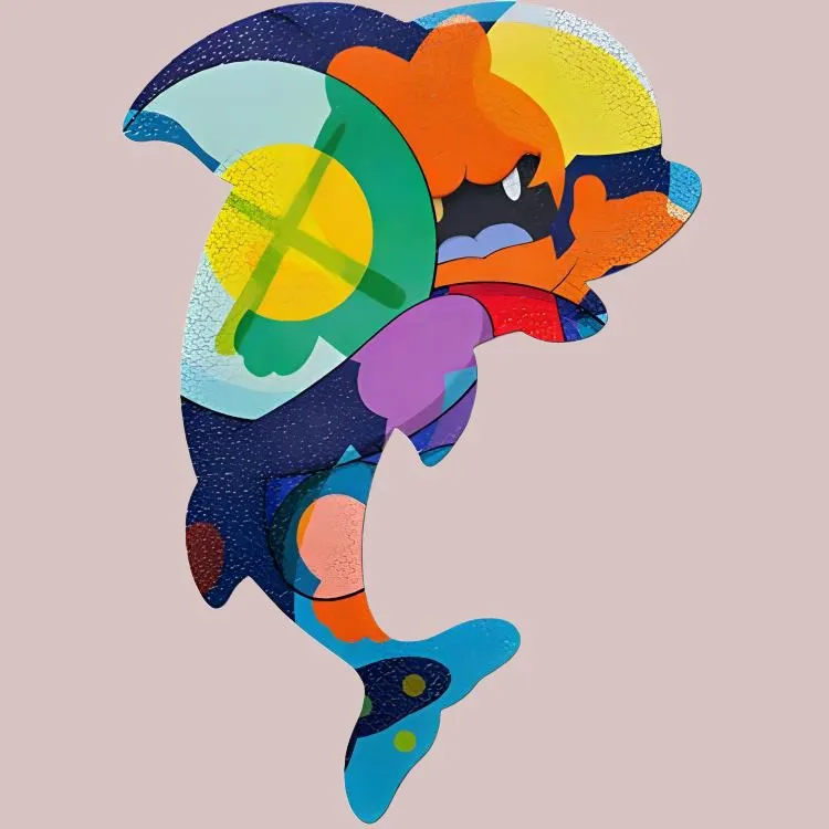 KAWS Tokyo First Piranhas When You're Sleeping Jigsaw Puzzle 1000 Pieces-1