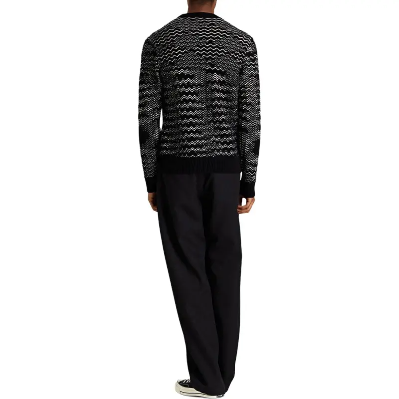 MISSONI Zigzag Pattern Crewneck Knitted Jumper-5