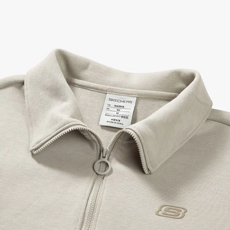 Skechers Sweatshirt Women's Beige Brown-3