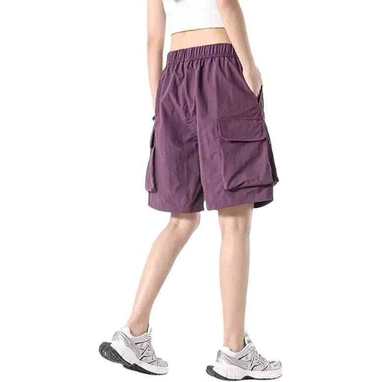 KVIV Casual Shorts Men Purple -2