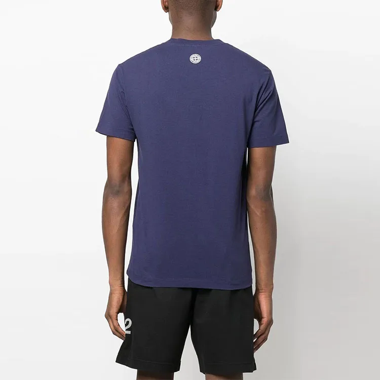 STONE ISLAND T Shirts Men Purple-2