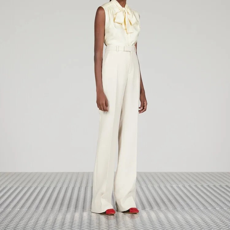 GUCCI Crepe Trousers-4