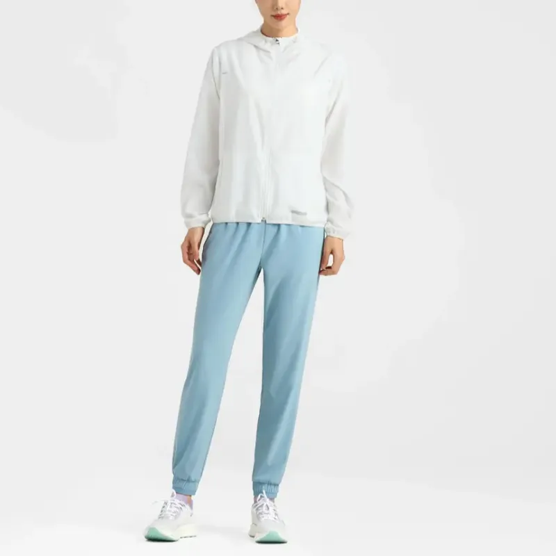 DECATHLON Sports Pants Women's Washed Denim Blue-3