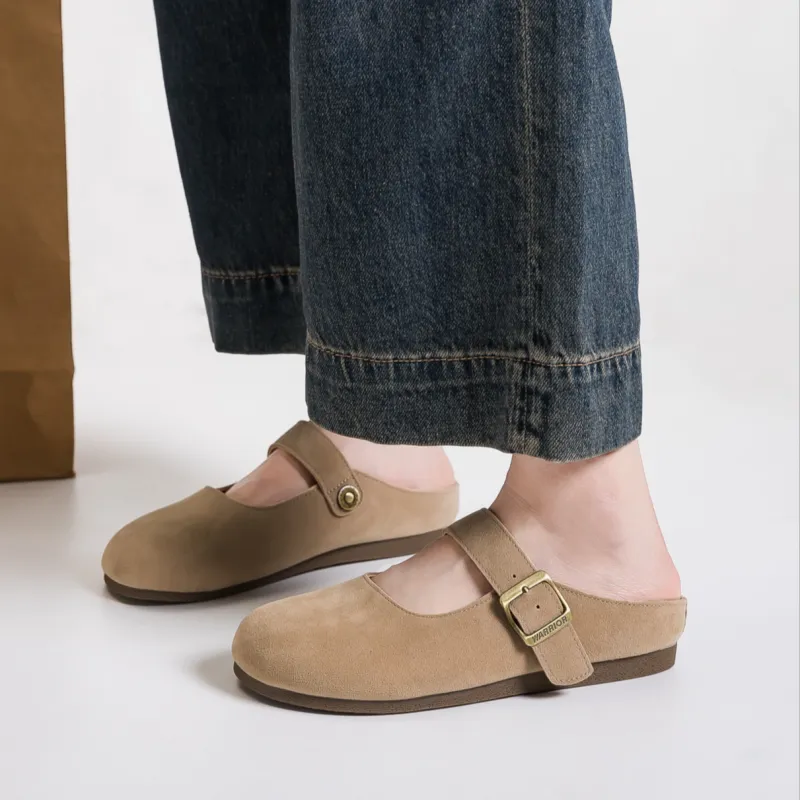 Warrior Quiet Slip Resistant Closed Toe Slippers Women's Sand-5