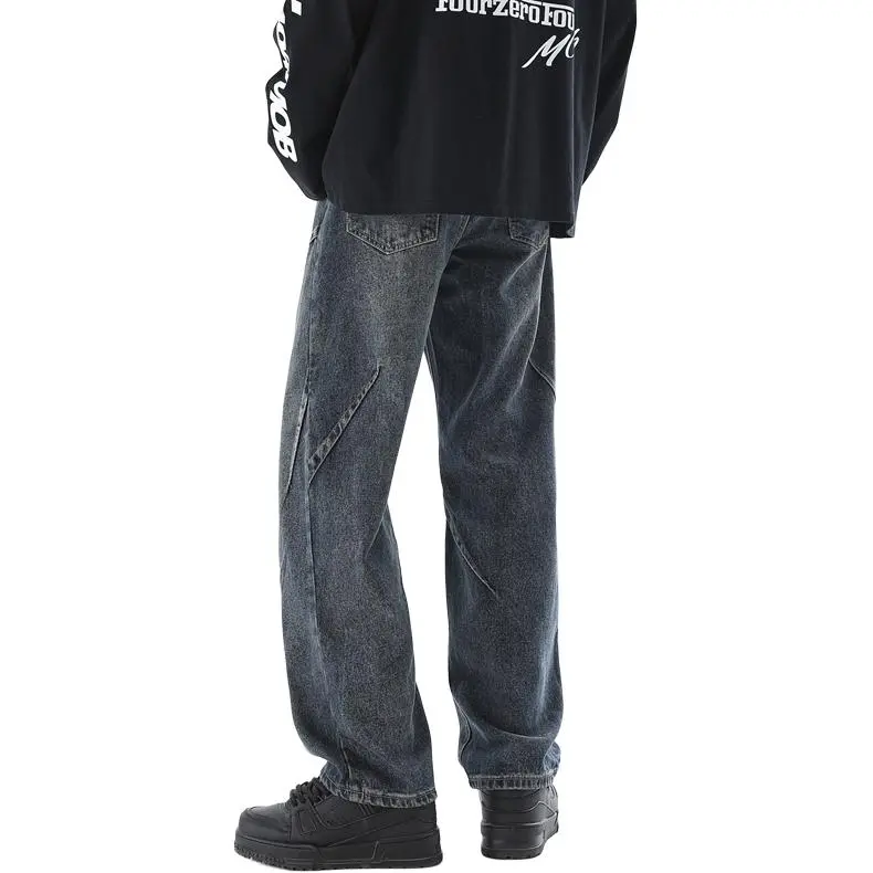IJRJ Jeans Unisex Black Gray Color-8