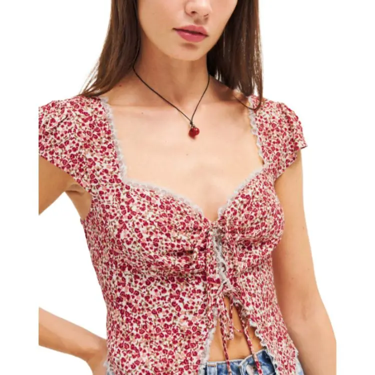 REFORMATION T Shirt Women's Rose-2
