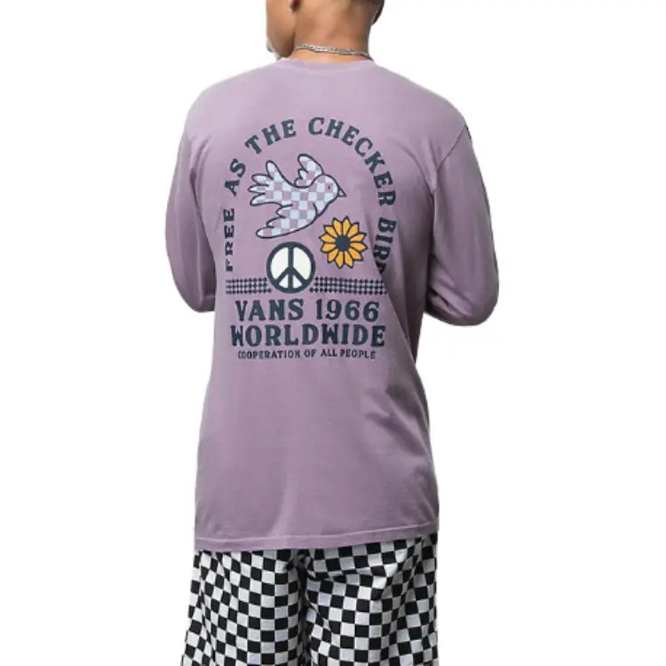 Vans T Shirts Unisex Purple-1