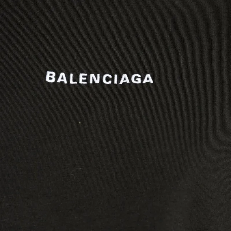 Balenciaga Logo Embroidered Long Sleeve T Shirt-5