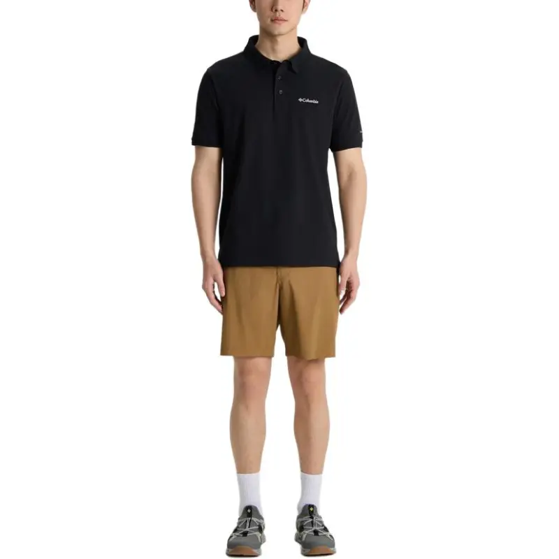 Columbia Polo Shirt Men's Black-2