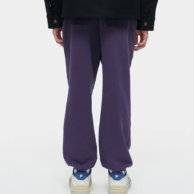 FILA FUSION FILA FUSION X Knitted Sweatpants Men's Beige Blue Purple-5