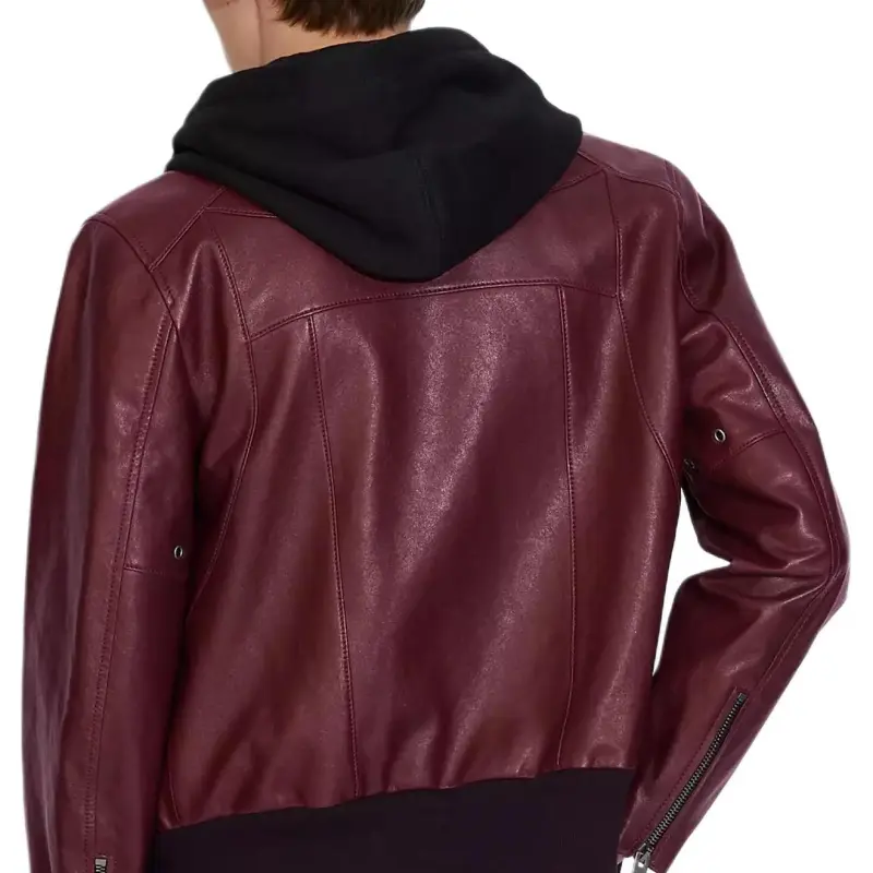 Champion X COACH Jackets Men Burgundy-3