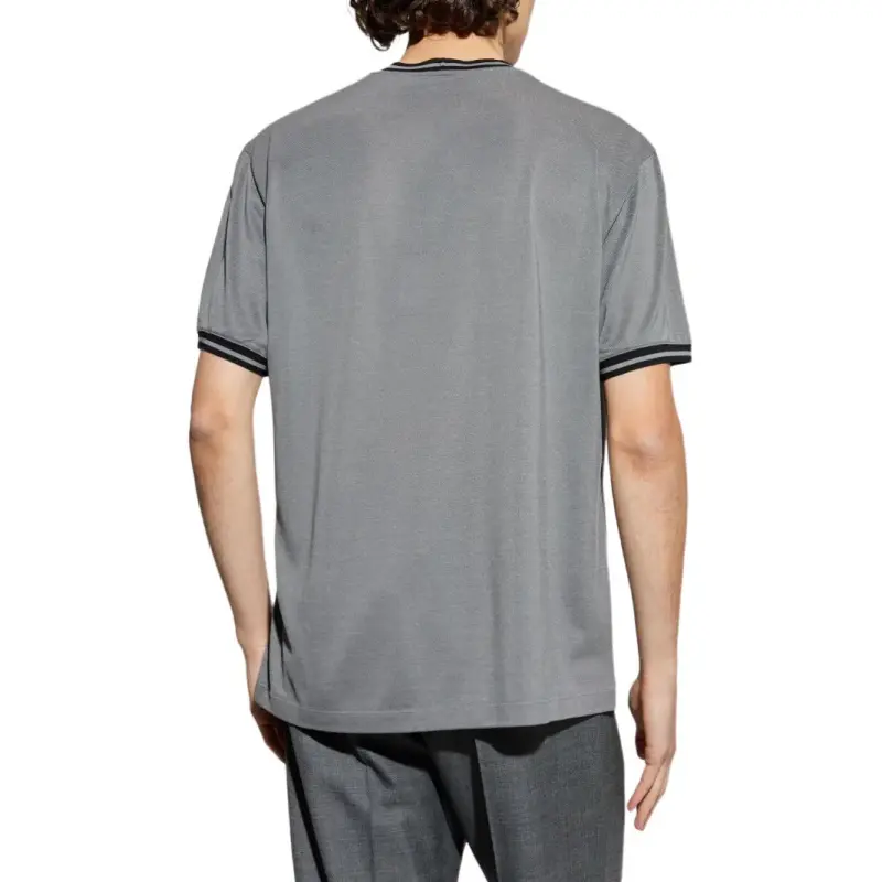 GIORGIO ARMANI T Shirts Men Gray-3