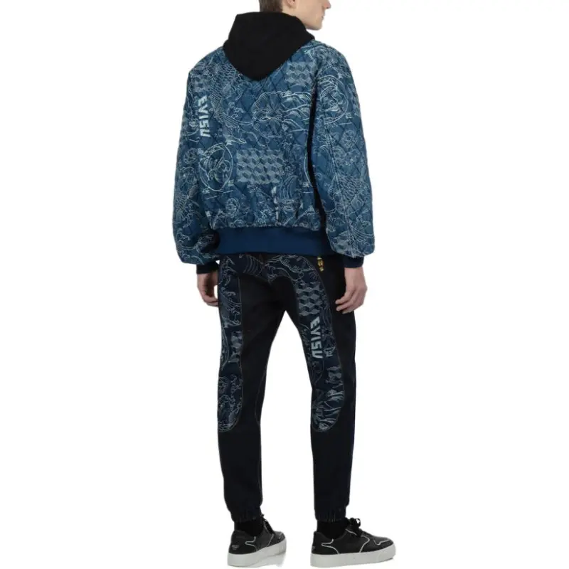 EVISU Jackets Men Blue-4