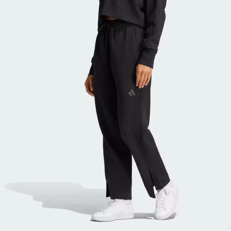 Adidas Knitted Sports Pants Women's Black-1