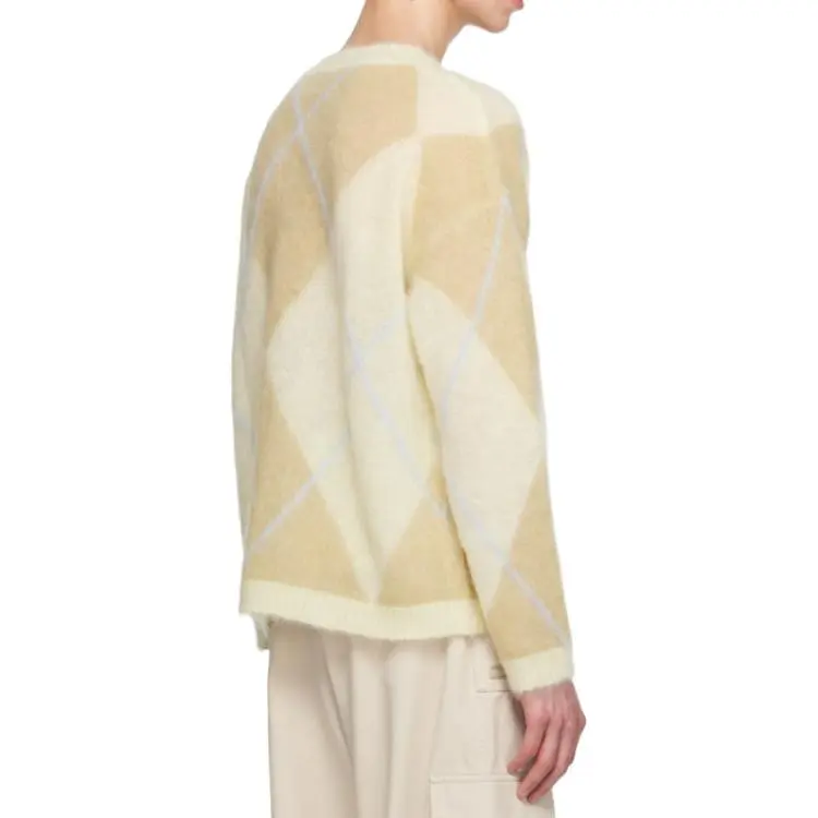 GANNI Diamond Pattern Knitted Jumper-4