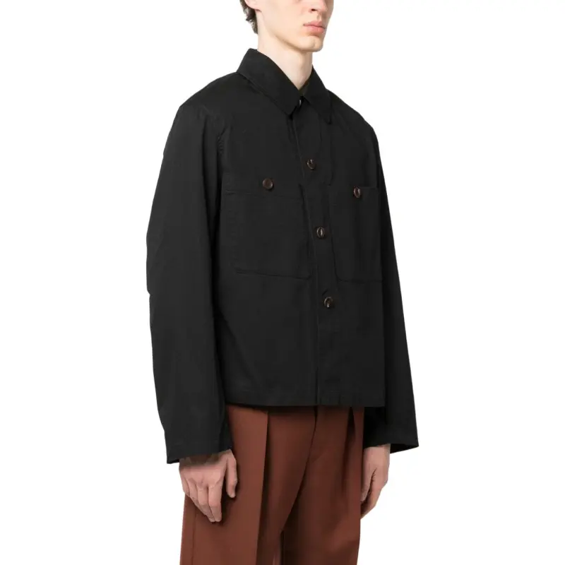 Lemaire Shirts Men Black-4